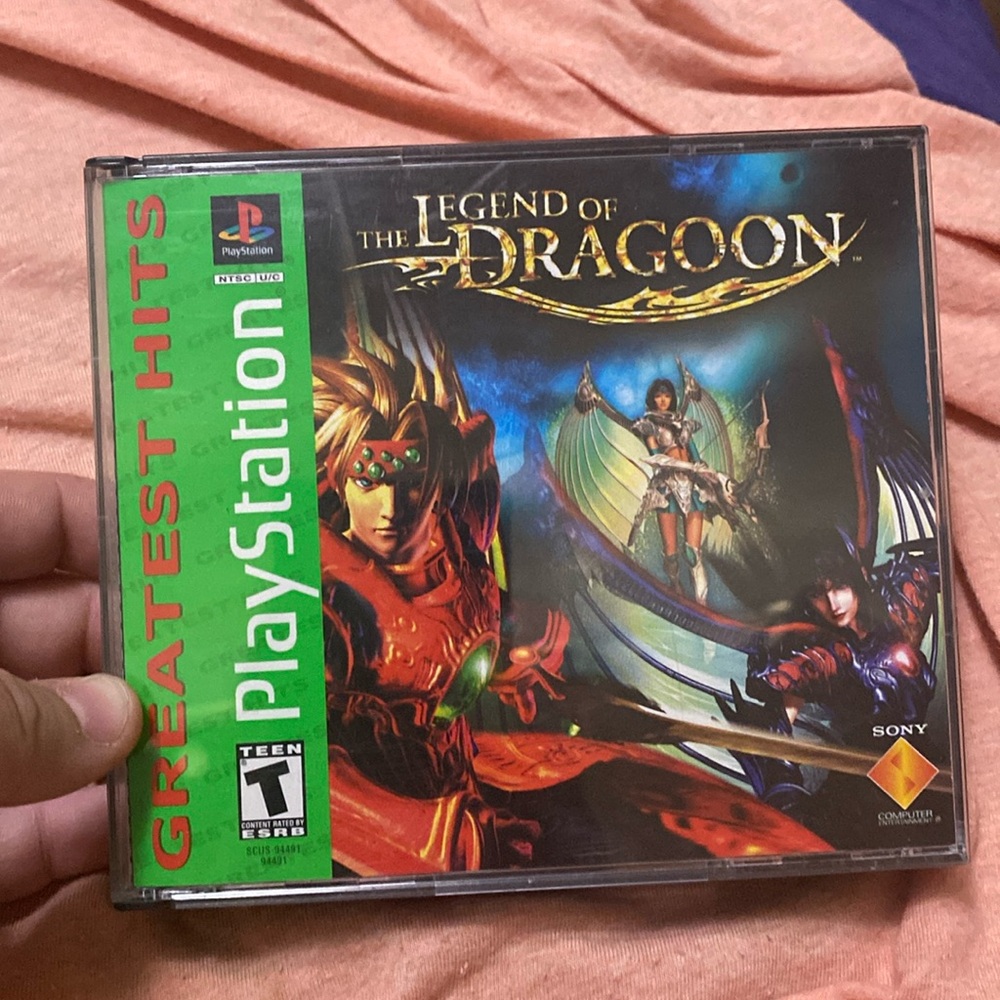 The Legend of Dragoon PlayStation rare game